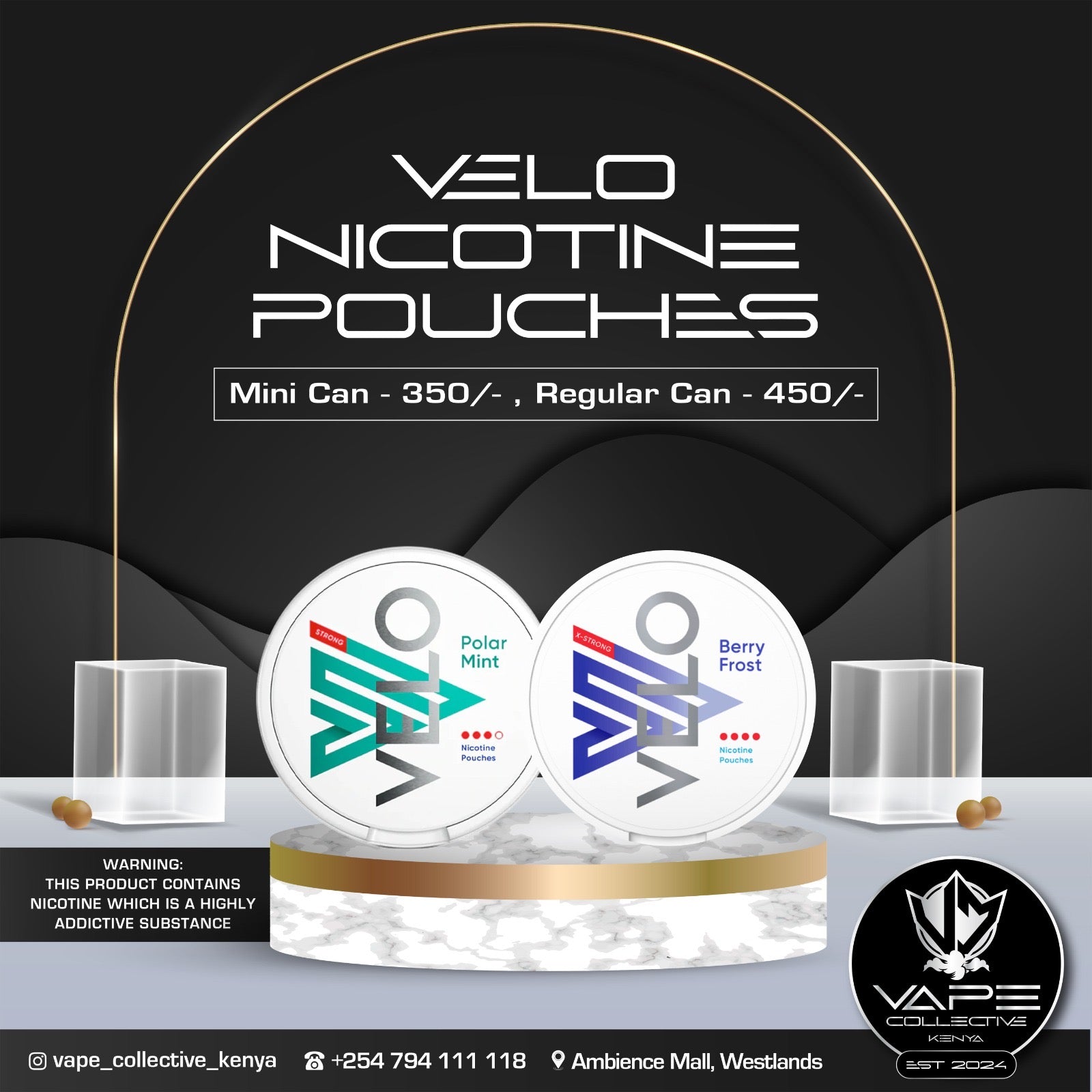 VELO NICOTINE POUCHES Vape Collective Kenya VELO NICOTINE POUCHES Vape Collective Kenya