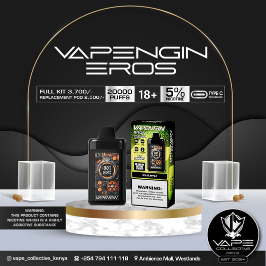 VAPENGIN EROS 20,000 PUFFS 5% NIC