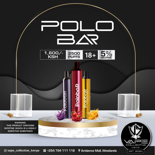 POLO BAR 2500 PUFFS 5% NIC